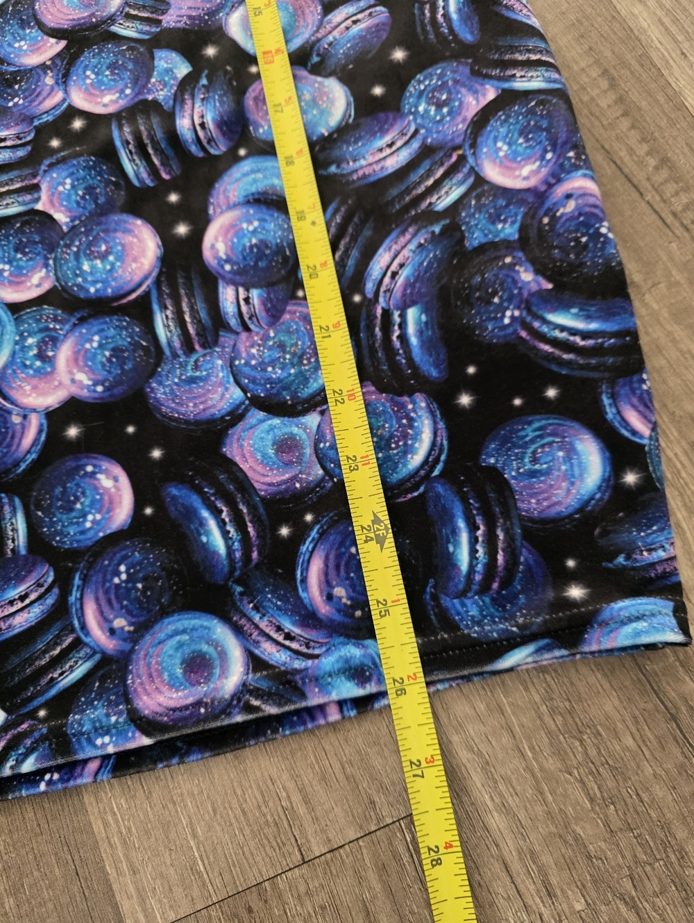 BLACKMILK SPACE MACAROONS Galaxy kawaii VELVET Mini Dress Purple/Blue M - Picture 9 of 10